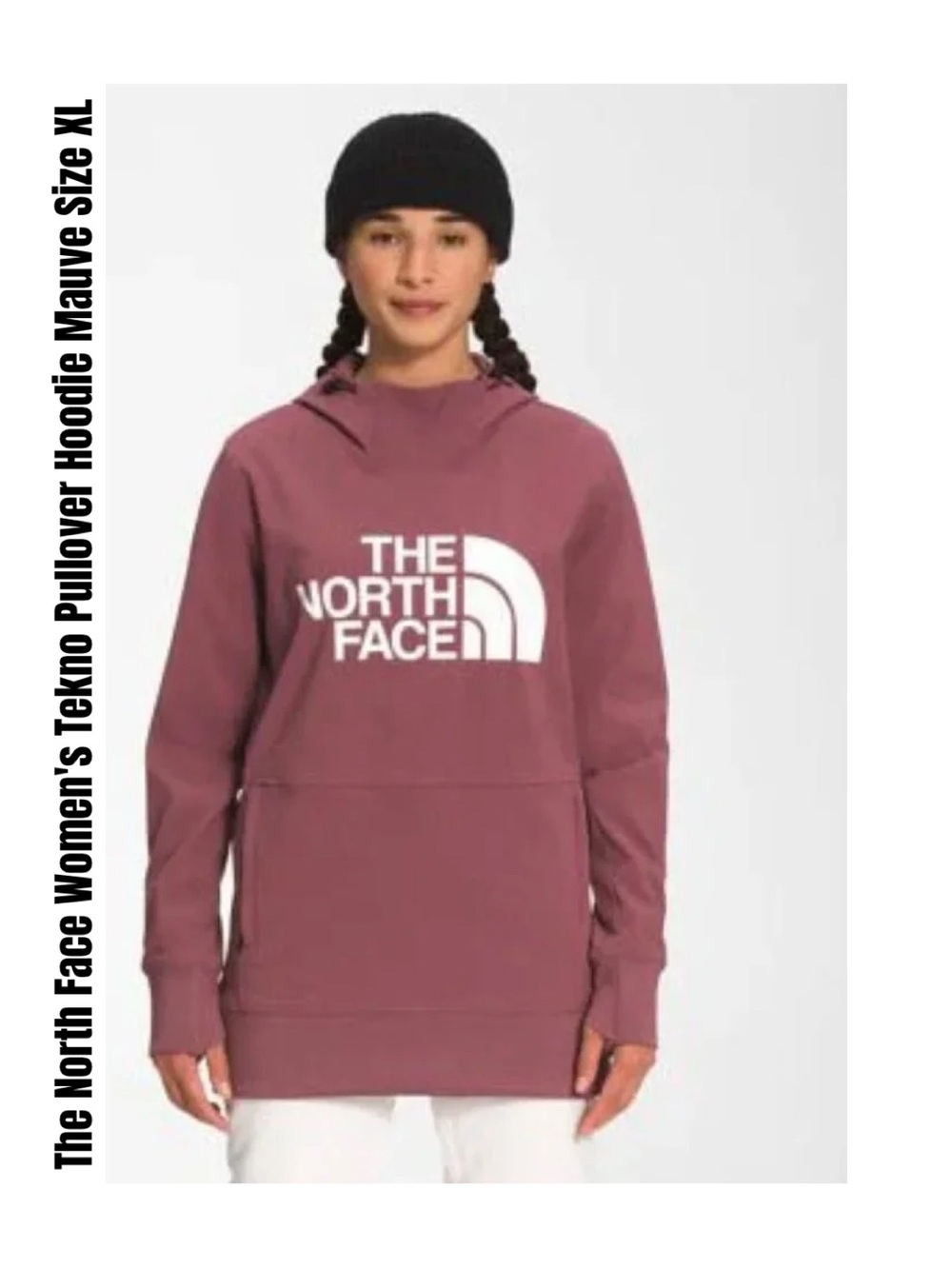 The North Face Women's Tekno Pullover Hoodie Mauve Size XL